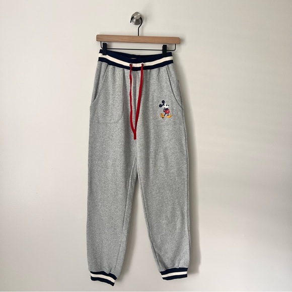 Disney Parks Grey Mickey Mouse Sweatpants - Picture 1 of 9